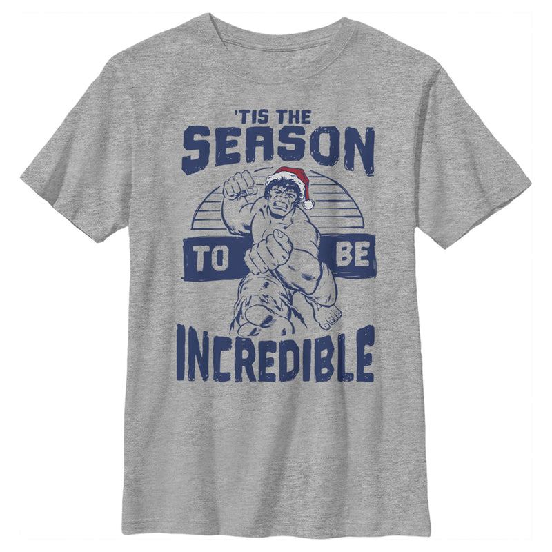 Boy's Marvel Hulk Season To Be Incredible T-Shirt