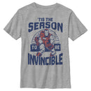 Boy's Marvel Iron Man Season To Be Invincible T-Shirt