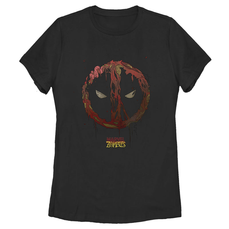 Women's Marvel Zombies Deadpool Mask T-Shirt