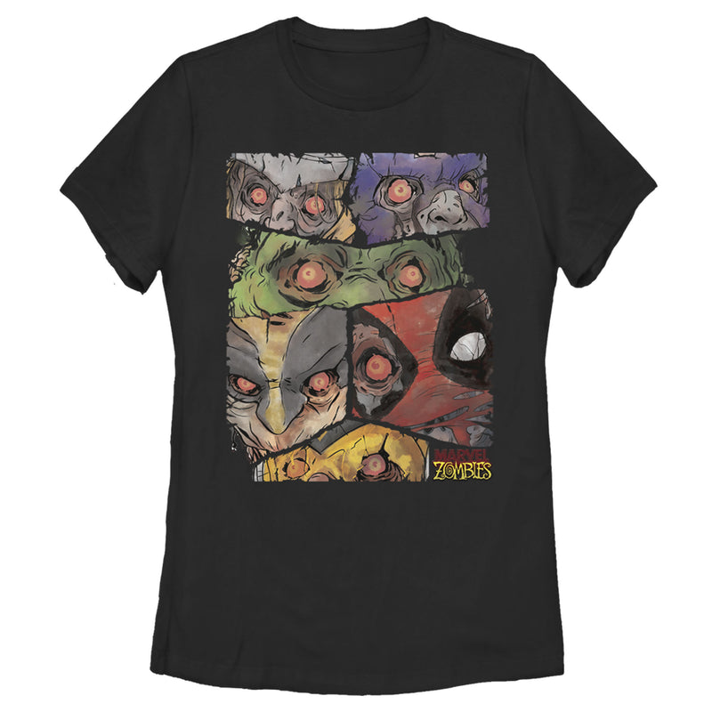Women's Marvel Zombies Hero Faces T-Shirt