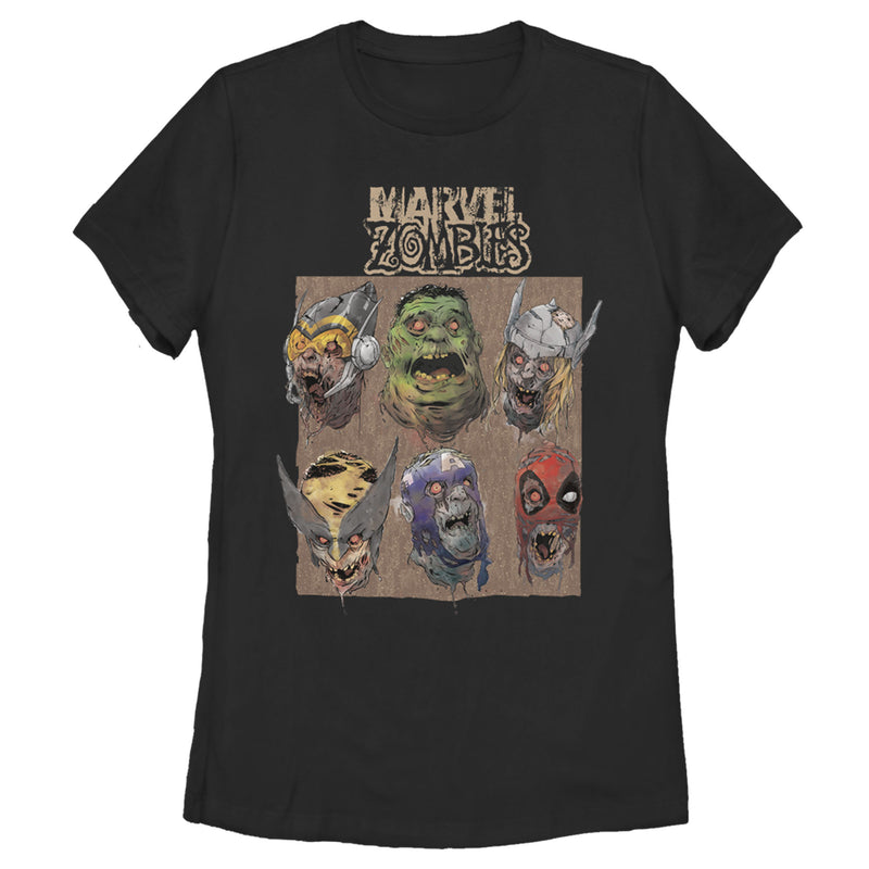 Women's Marvel Zombies Happy Faces T-Shirt
