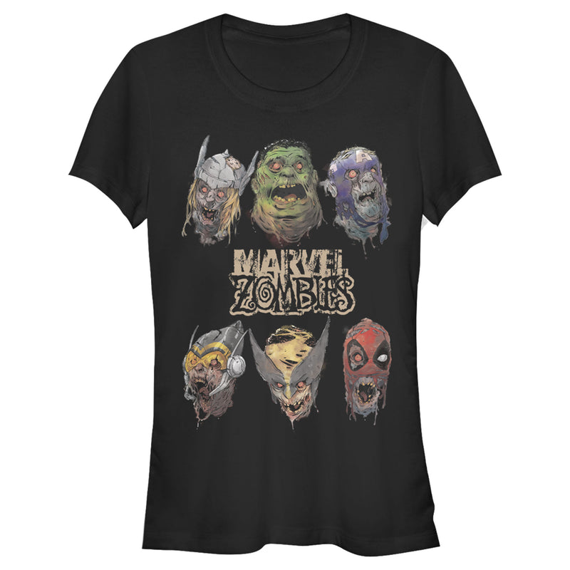 Junior's Marvel Zombies Happy Heroes T-Shirt