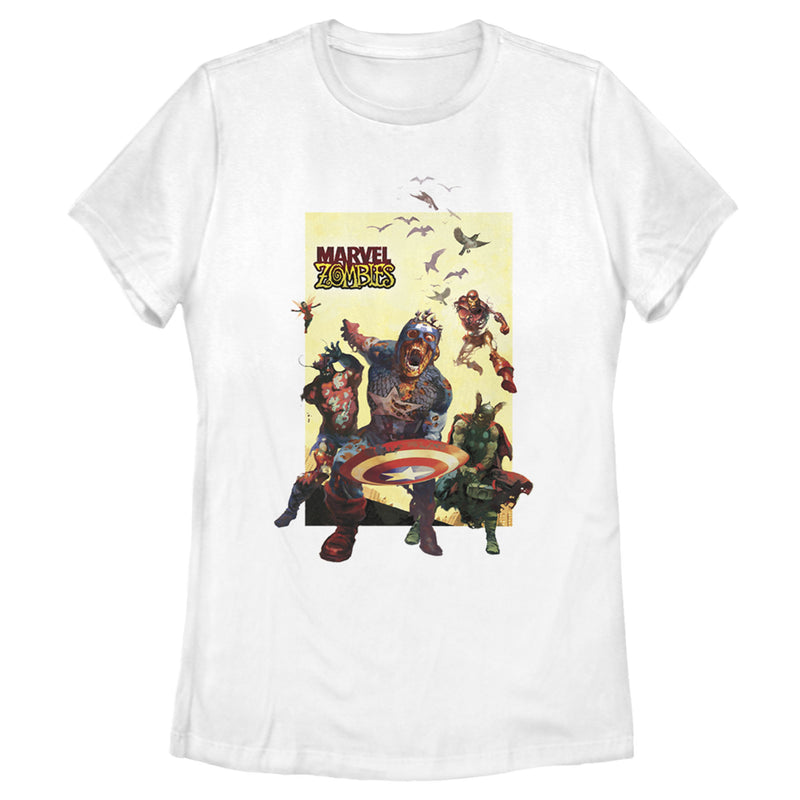 Women's Marvel Zombies Heroes Battle T-Shirt