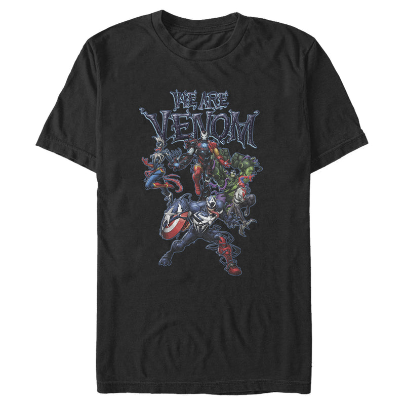 Men's Marvel We Are Venom Character Menagerie T-Shirt