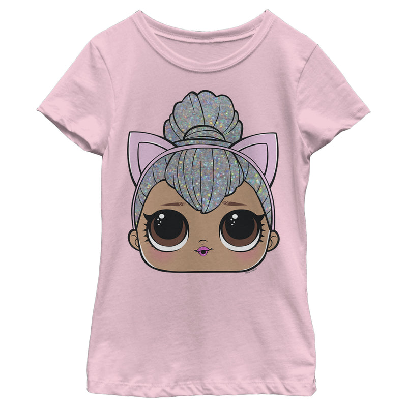 Girl's L.O.L Surprise Kitty Queen Cat Ears T-Shirt