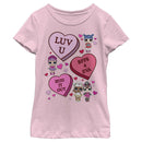 Girl's L.O.L Surprise Candy Heart Love T-Shirt