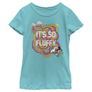 Girl's Despicable Me Minions Its So Fluffy Rainbow Unicorn T-Shirt