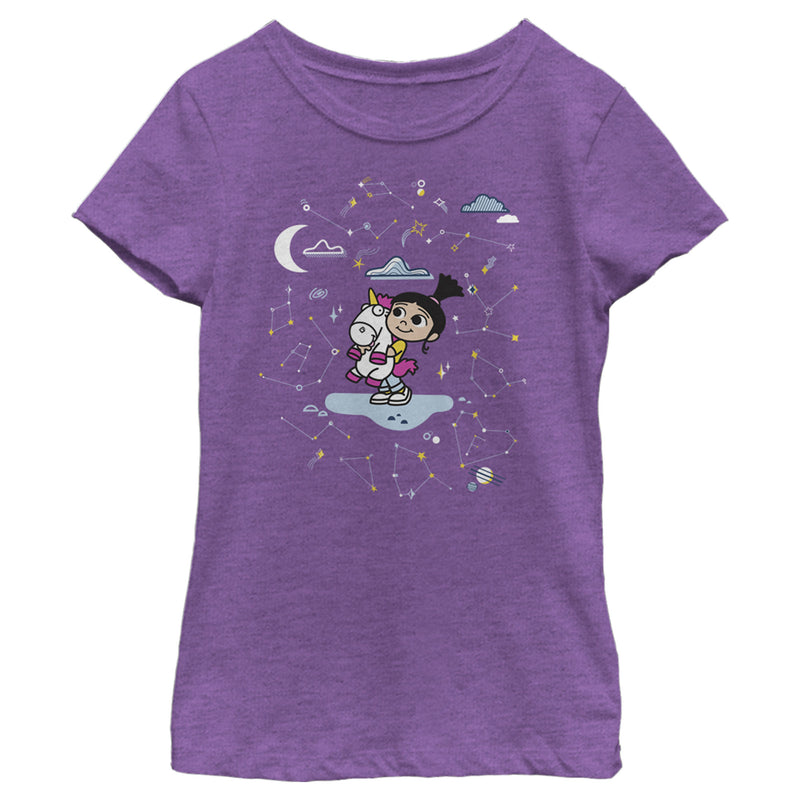 Girl's Despicable Me Minions Unicorn Fantasy T-Shirt