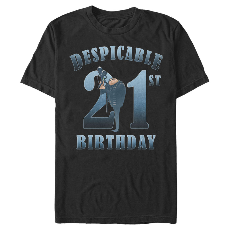 Men's Despicable Me Minions Despicable 21st Birthday T-Shirt