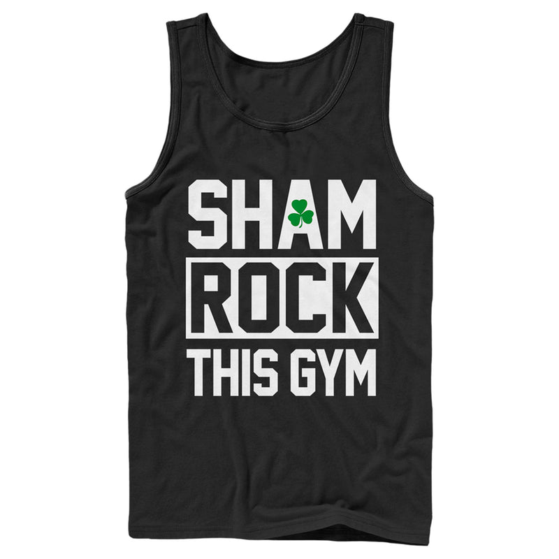 Men's Lost Gods St. Patrick's Day Sham Rock this Gym Tank Top