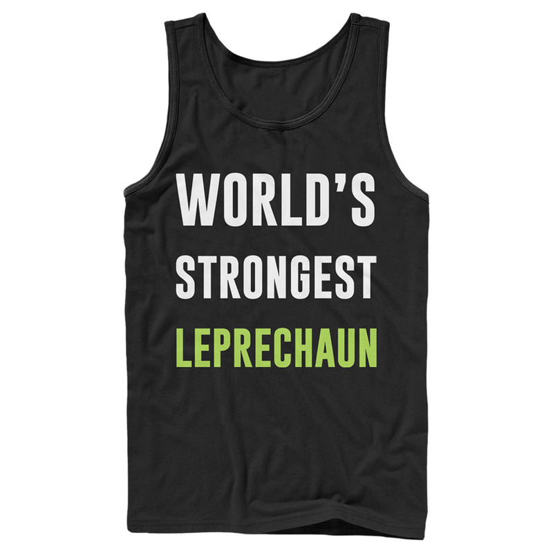 Men's Lost Gods St. Patrick's Day World's Strongest Leprechaun Tank Top