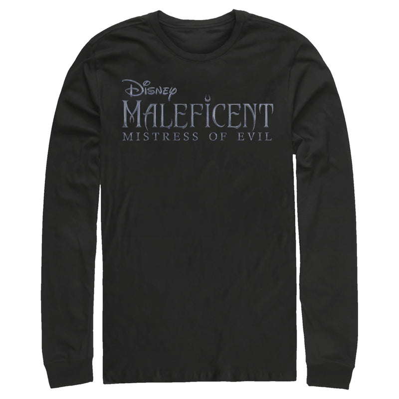 Men's Maleficent: Mistress of All Evil Basic Movie Logo Long Sleeve Shirt