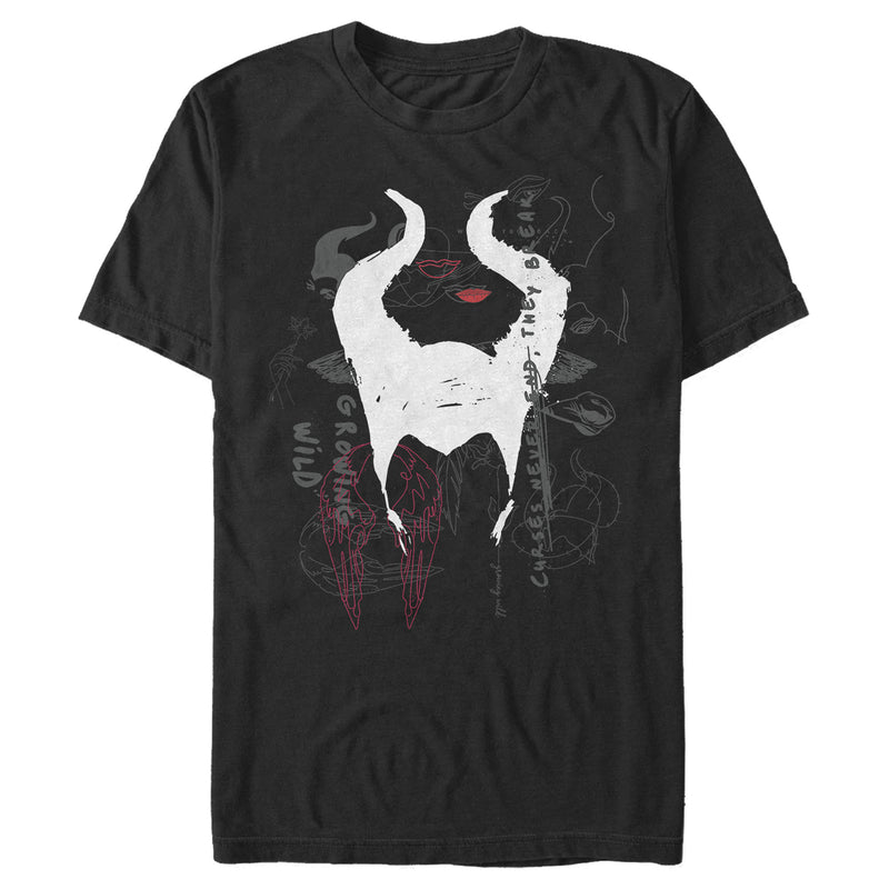 Men's Maleficent: Mistress of All Evil Wild Collage T-Shirt
