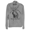 Junior's Maleficent: Mistress of All Evil All About Horns Cowl Neck Sweatshirt