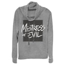 Junior's Maleficent: Mistress of All Evil Painted Sign Cowl Neck Sweatshirt