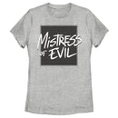 Women's Maleficent: Mistress of All Evil Painted Sign T-Shirt