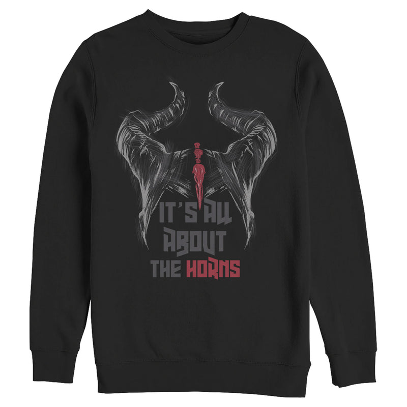 Men's Maleficent: Mistress of All Evil All About Horns Sweatshirt