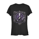 Junior's Addams Family Morticia Mon Amour Portrait T-Shirt