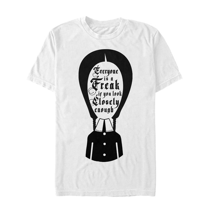 Men's Addams Family Wednesday Everyone Is a Freak T-Shirt