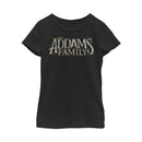 Girl's Addams Family Movie Logo T-Shirt