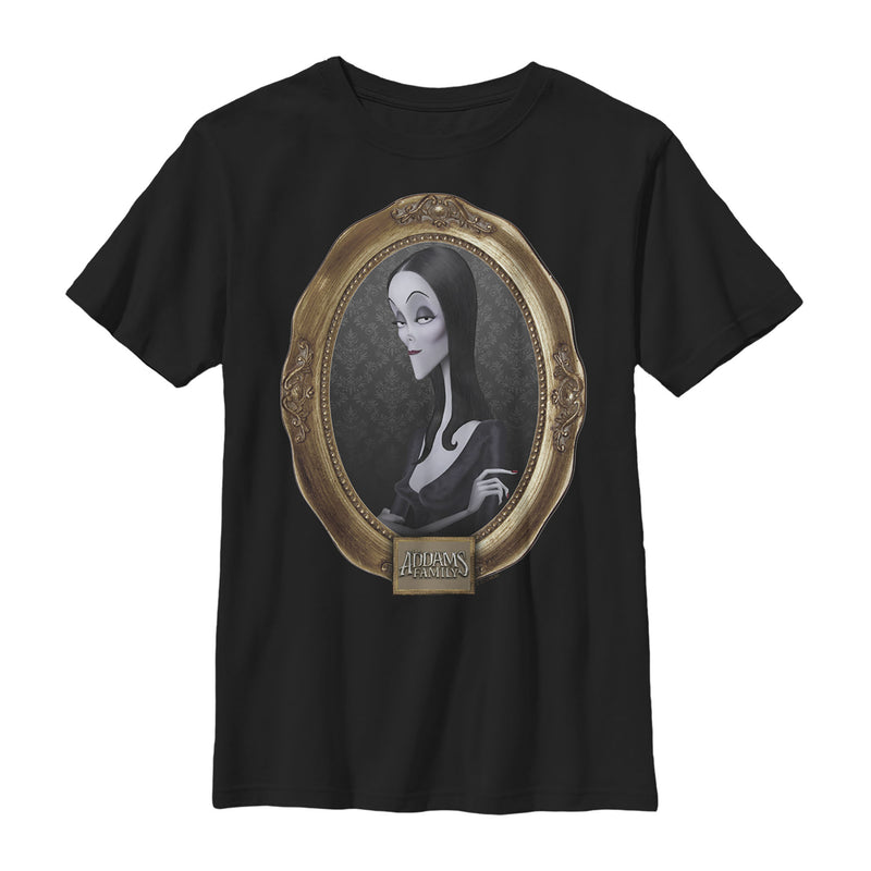 Boy's Addams Family Morticia Classic Frame T-Shirt