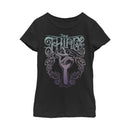 Girl's Addams Family Thing Ornate Snap T-Shirt