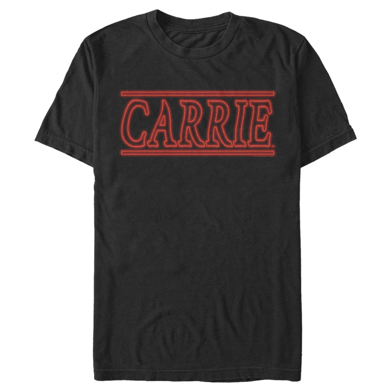 Men's Carrie Retro Neon Logo T-Shirt