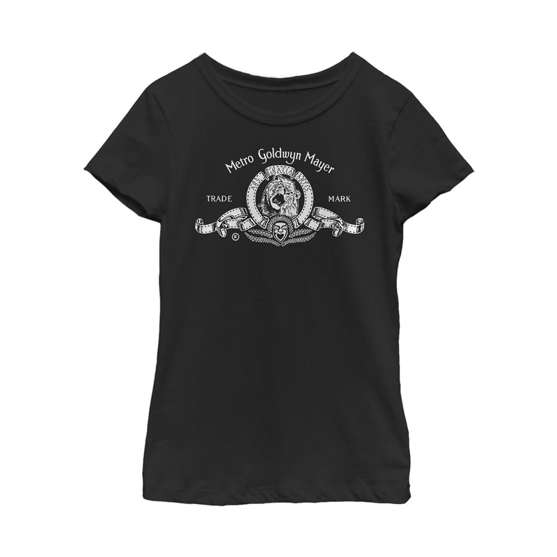 Girl's MGM Studios Metrowyn Mayer Lion Logo T-Shirt
