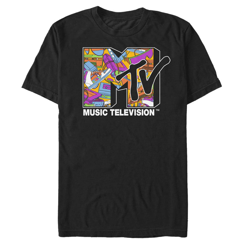 Men's MTV 80s Detritus Logo T-Shirt