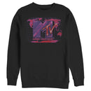 Men's MTV Dot Print Globe Logo Sweatshirt