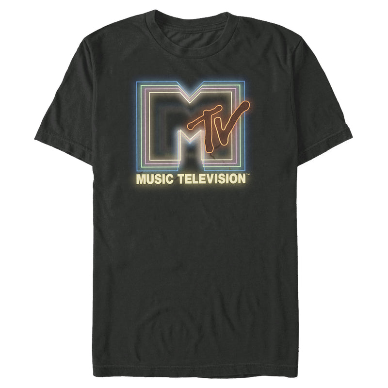 Men's MTV Neon Array Logo T-Shirt