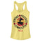 Junior's Mulan Strong Focused Mantra Racerback Tank Top