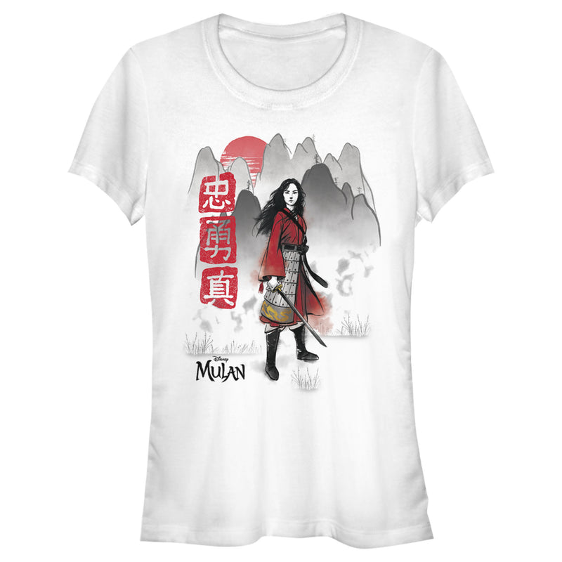 Junior's Mulan Foggy Mountains T-Shirt