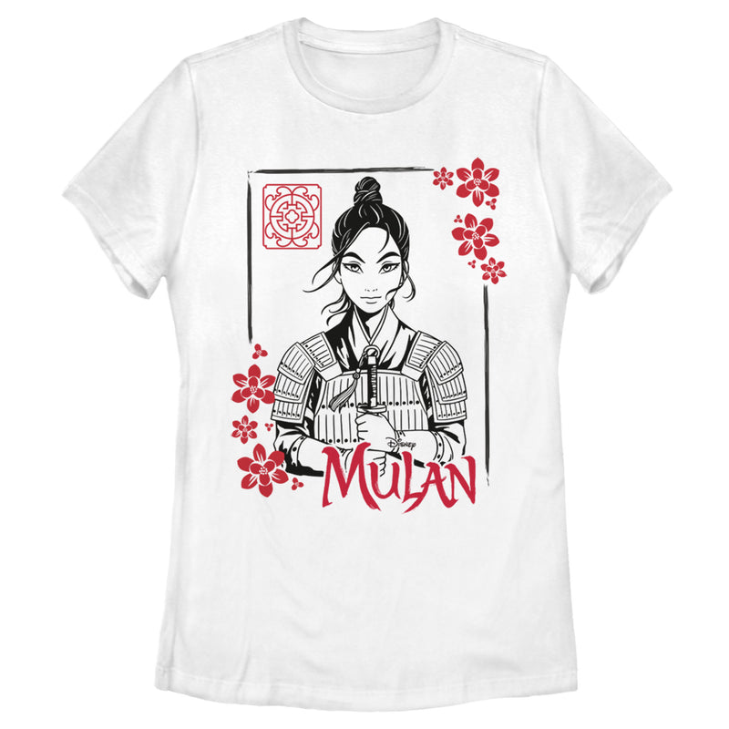 Women's Mulan Blossom Frame T-Shirt