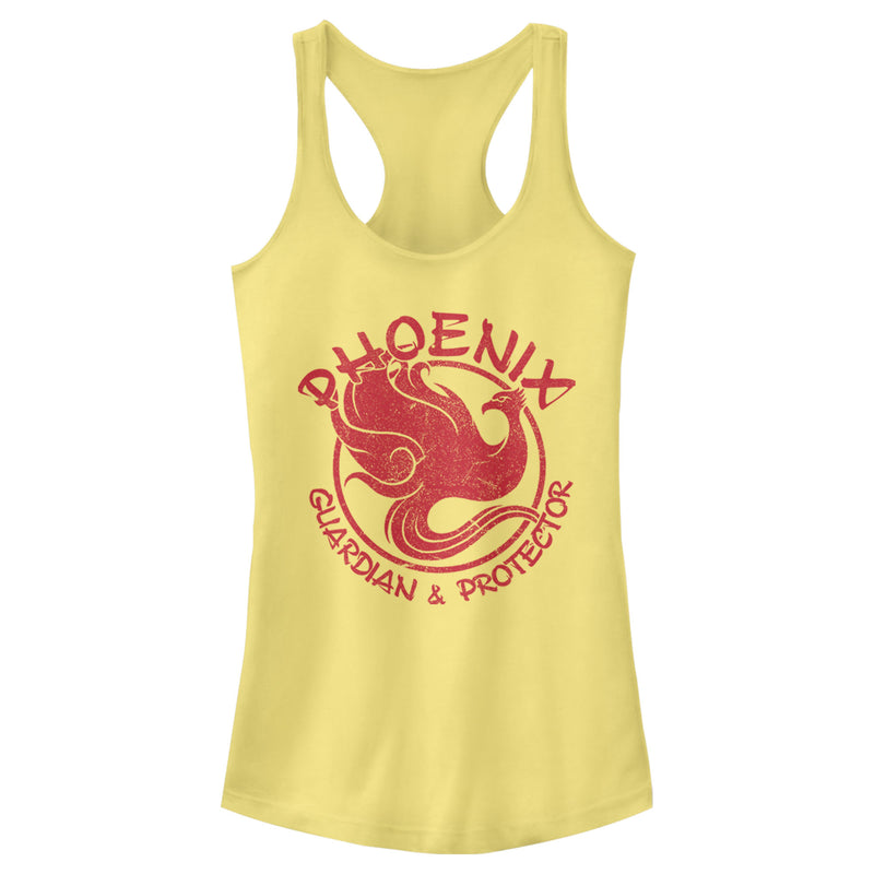 Junior's Mulan Phoenix Guardian Racerback Tank Top