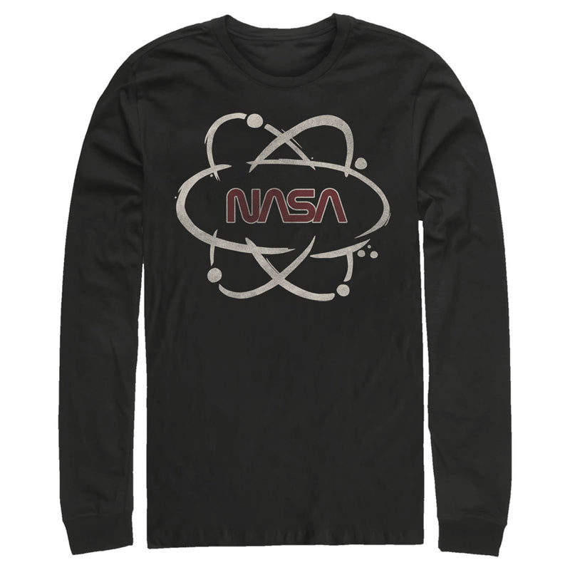 Men's NASA Atom Path Logo Long Sleeve Shirt