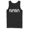 Men's NASA Text Simple Logo Tank Top