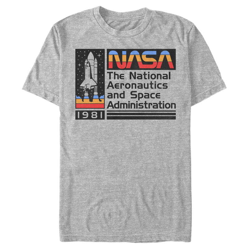 Men's NASA 1981 Retro Stripes T-Shirt