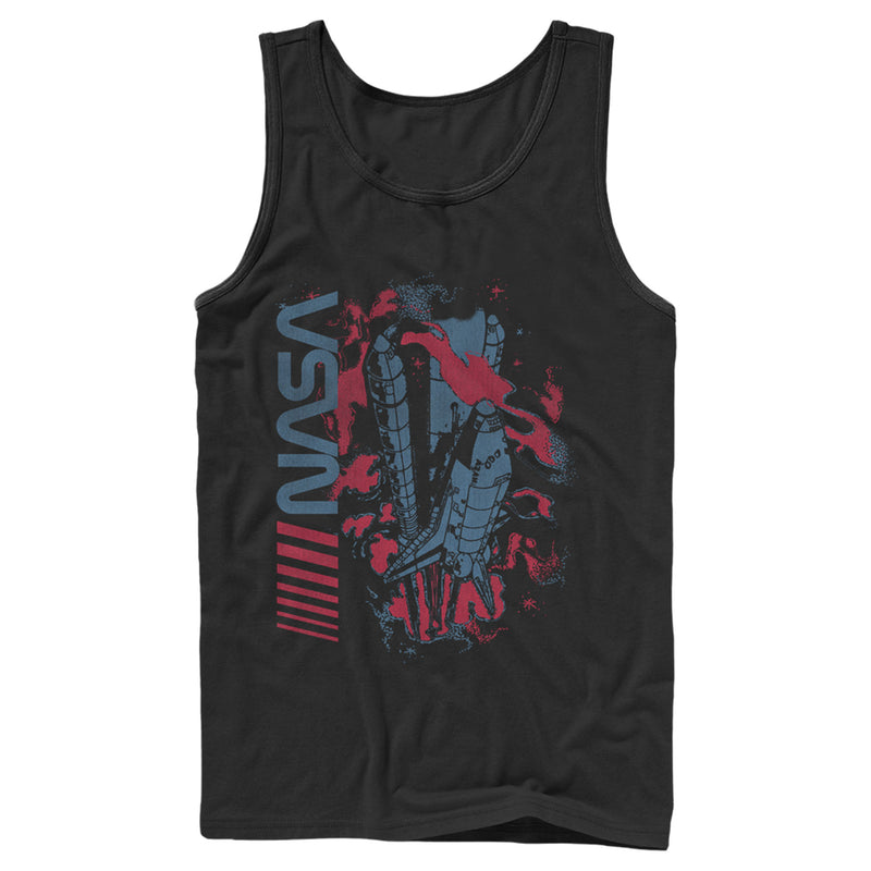 Men's NASA Surreal Shuttle Launch Tank Top