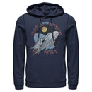 Men's NASA Explore The Universe Circle Portrait Pull Over Hoodie