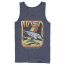 Men's NASA Retro Rocket Poster Tank Top