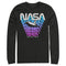 Men's NASA Logo Fade Away Long Sleeve Shirt