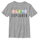 Boy's Dora the Explorer Character Rainbow Panel T-Shirt