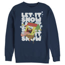 Men's SpongeBob SquarePants Christmas Let It Snow Sweatshirt