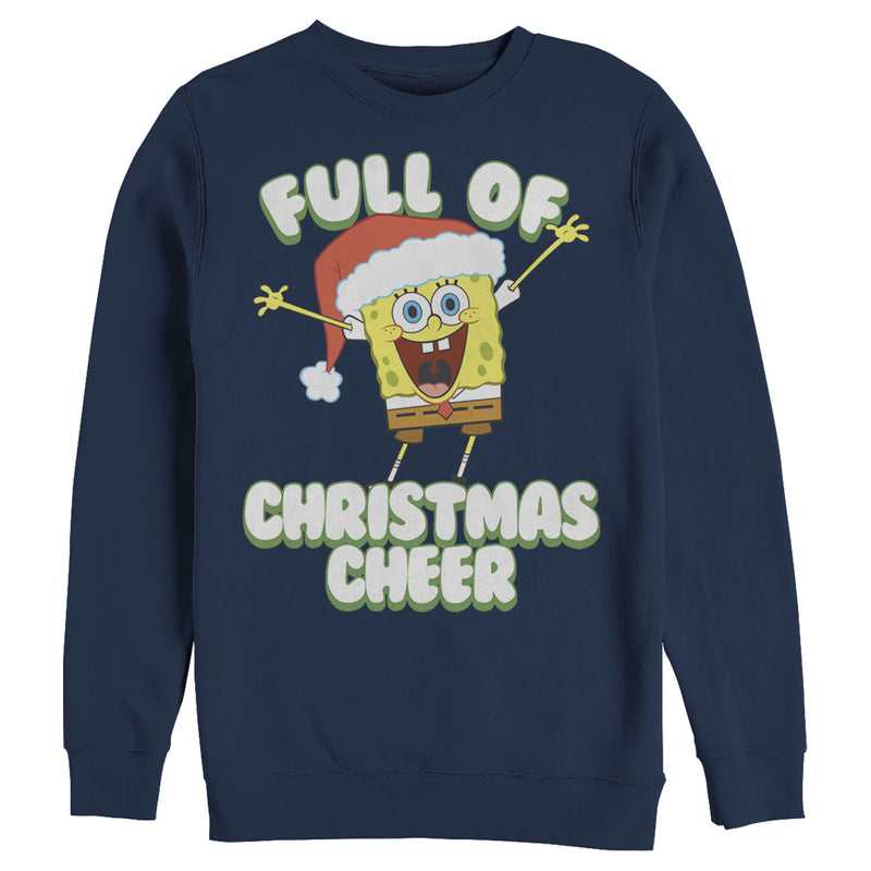 Men's SpongeBob SquarePants Christmas Full of Cheer Sweatshirt