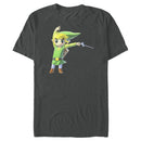 Men's Nintendo Legend of Zelda Cartoon Link T-Shirt