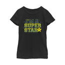 Girl's Nintendo Mario Super Star T-Shirt