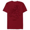 Men's Nintendo Mario Line Running T-Shirt