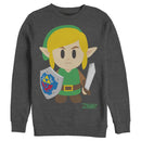 Men's Nintendo Legend of Zelda Link's Awakening Avatar Sweatshirt