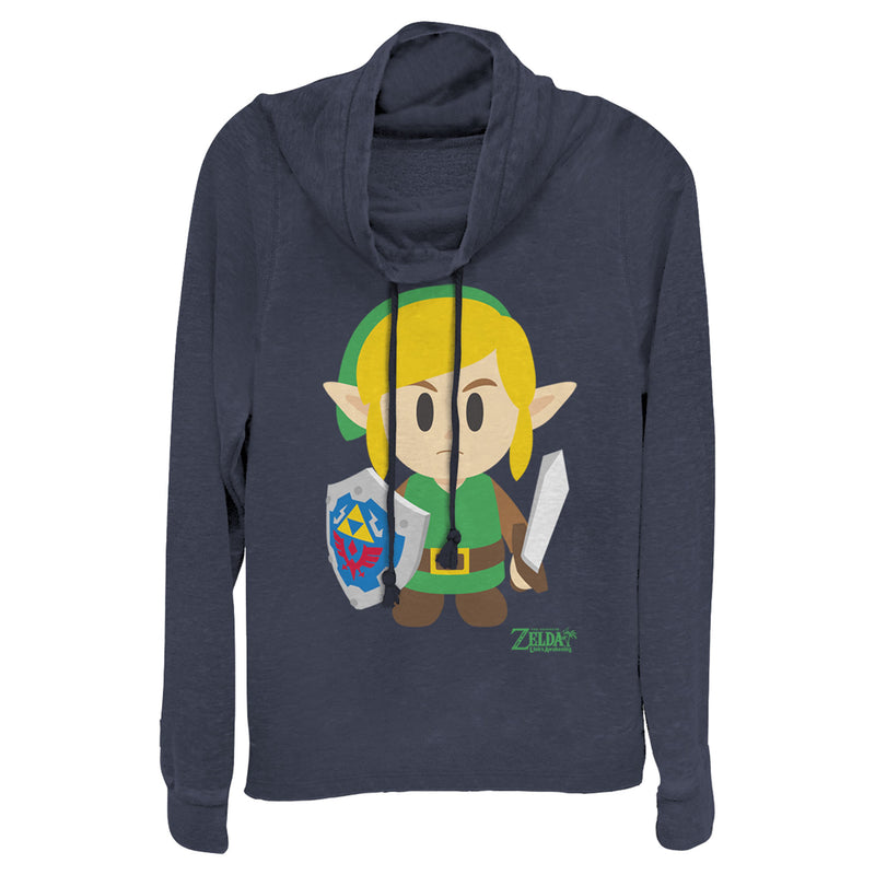 Junior's Nintendo Legend of Zelda Link's Awakening Avatar Cowl Neck Sweatshirt